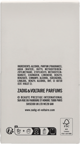 ¡Zadig y Voltaire, esta es ella! EDP ​​50 ml