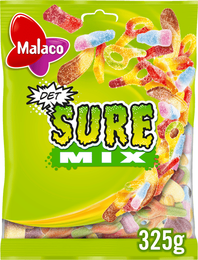 Malaco Godt & Blandet det sicher mischen 325 g