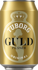 Tuborg Guld - stærk pilsner 56% øl 24x33cl dåse