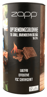 Zapp Optændingsblok tønde 96 stk