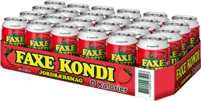 Faxe Kondi Sommer Jordbær 0 Kal 24x033L DS
