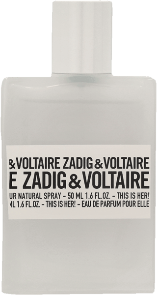¡Zadig y Voltaire, esta es ella! EDP ​​50 ml