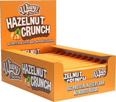 Crunch di nocciola di proteina di proteina Wileppy 58 g