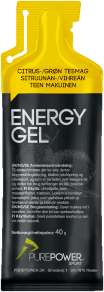 Purepower Energy Gel BC Citrus Grøn Te 40 g