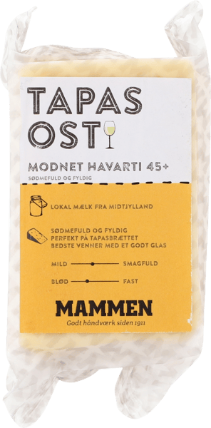 45+  Modnet Tapas Havarti 250 g