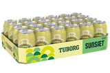 Grøn Tuborg Sunsæt Pilsner - 46% øl 24x33cl dåse