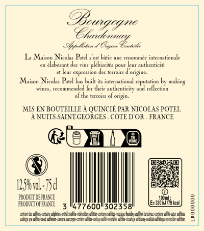 Nicolas Potel Bourgogne Chardonnay