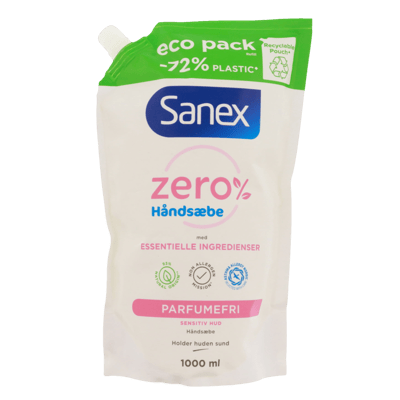 Sanex Zero % FLYD HENDSæBE 1000 ml Refill
