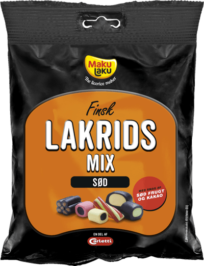 Finsk Lakrids mix SØD 170G