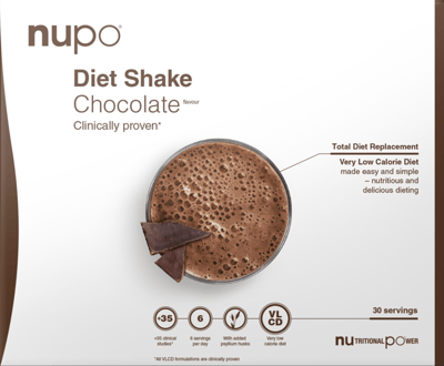 Nupo Diet Shake Value Pack - Chocolate 30 Port