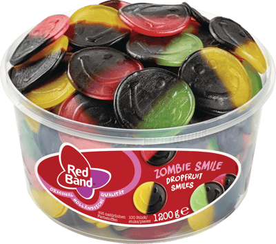 Trupa roșie Zombie Smile Vingummi Lakrids 1200 G