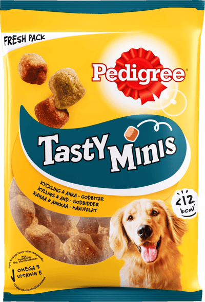 Pedigree Tasty Minis Kylling & And 130 g
