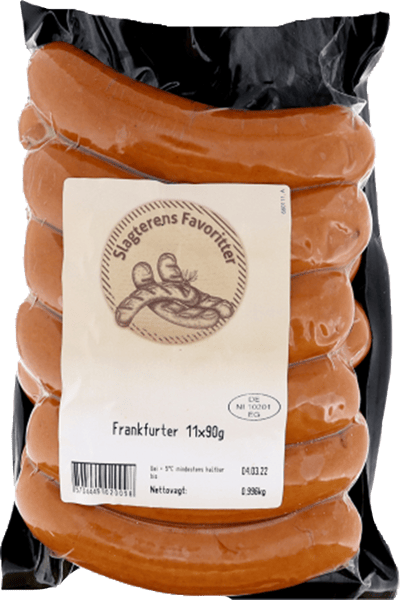 SLAGTERENS FAVERITER FRANKFURTER 990 G
