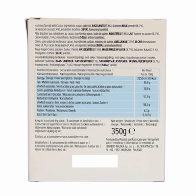 Nutella presentförpackning 350 g