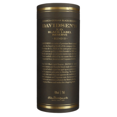 Davidsen's XO Blend 15 Years 40% 07l