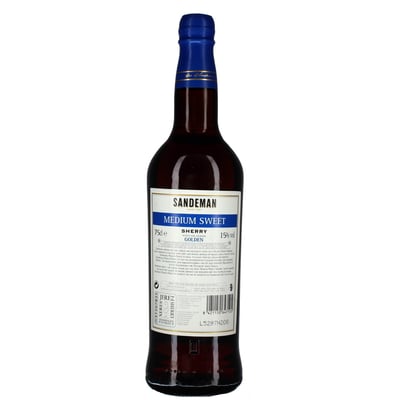 Sandeman Medium Sweet Sherry 15% 075 l