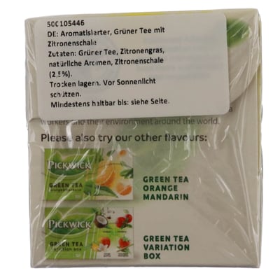 Pickwick ceai verde lămâie 20 stk