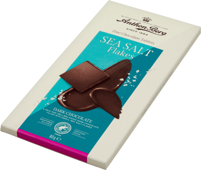 Dark Sea Salt Anthon Berg 80g