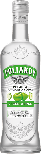 Poliakov Vodka Green Apple 375% 07l