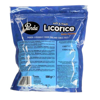 Panda lakrits salt Salmiak Blå 500 g
