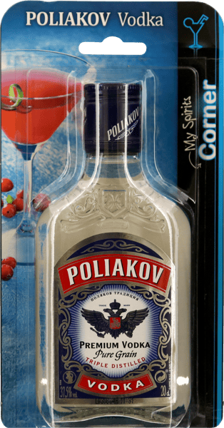 Poliakov Vodka 375% 02 l
