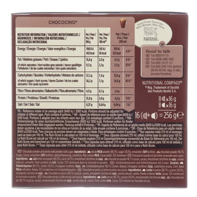 Dolce Gusto CHOCOCINO 16 stkk 256g