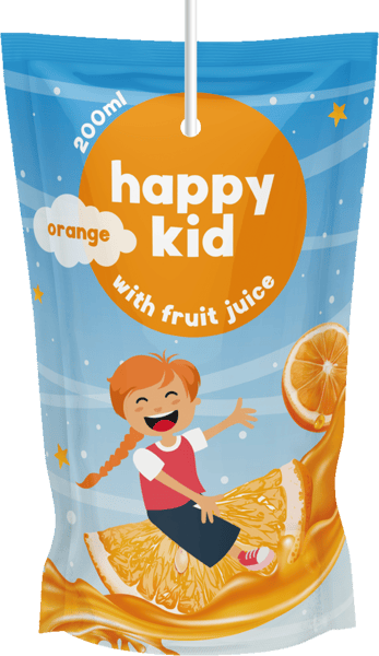 Orange Happy Kid 8x200 ml