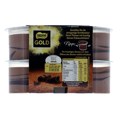 Nestle Gold Mousse Schoko 4x57g