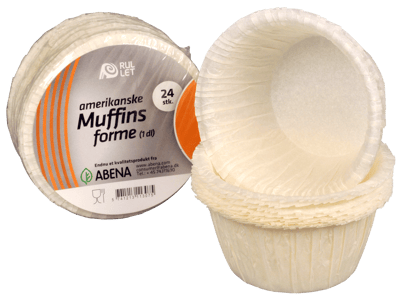 Amerikanskske muffinsforme 24 stk