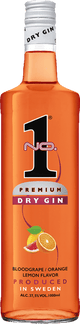 No1 Dry Gin Bloodgrape orange lemon 375% 1 l