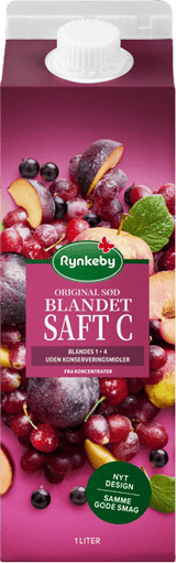 Rynkeby Blandet Saft C 1 l