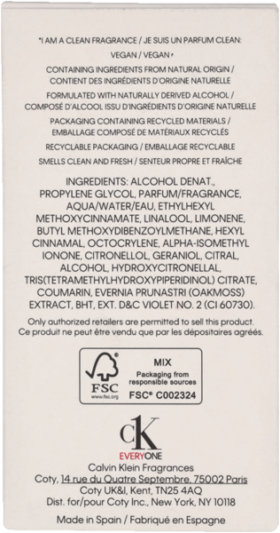Calvin Klein CK Todos edt 50 ml