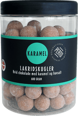 Lakridskugler Karamel 600g