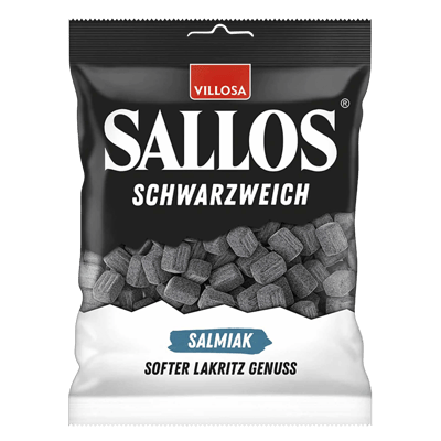 Sallos Schwarzweich Salmiak 200g