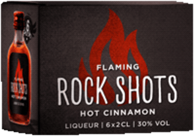Rock Shot Cinnamon 30% 6 x 2cl
