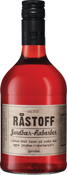 Råstoff Jordbær Rabarber Shot 164% 07 l