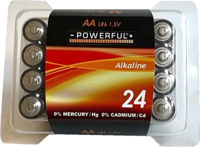 Batteri AA Alkaline 24-Pk