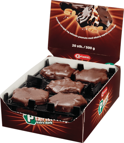 Carletti P-Tærter Dark 500 g