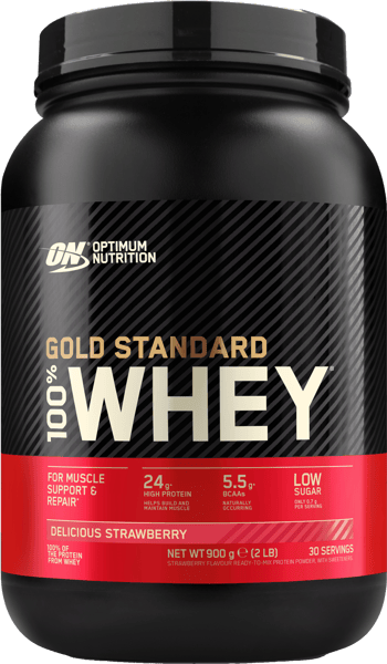 Optimum Nutrition Whey Gold Jordbær 900g
