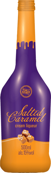 Caramello salato con liquore alla crema 15% 05L
