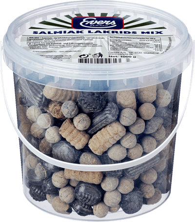 Salmiak Lakrids Mix Evers 1000g