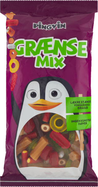 Pingvin Grænse Mix 800g Toms