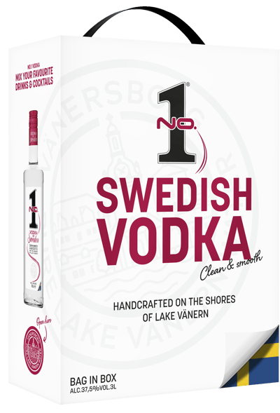 No1 Premium Vodka 375% 3 l BIB