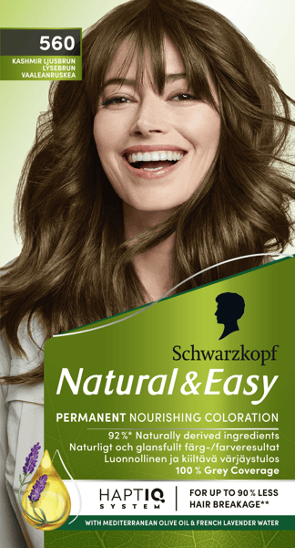 Natural & Easy 560 Kashmir Lysebrun