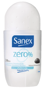 Sanex Zero Parfumefri deo Roll-on 50 ml