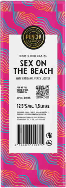 Punch Club Sex på stranden 125% 15l