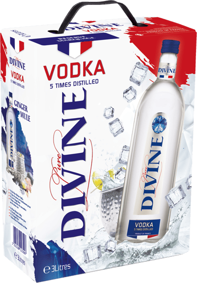 Divine Vodka 3l 375% BIB