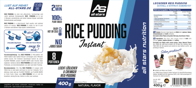 All Stars Rice Budding Neutru 600G