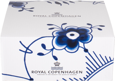 Blå Mega Riflet Skål Royal Copenhagen 73 cl