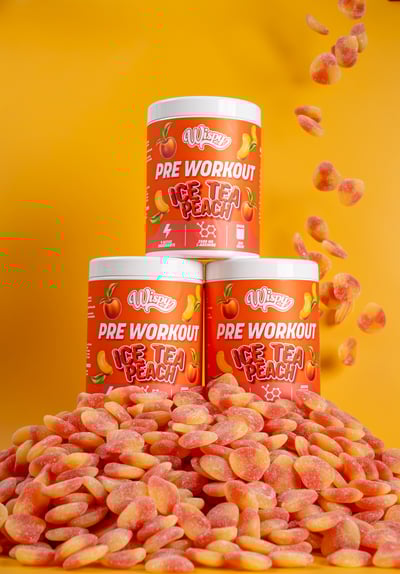Wispy Pre Workout Ice Tea Peach 350 g